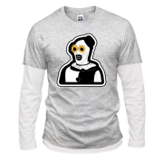 Комбінований лонгслів Жахаючий