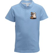 Дитяча футболка поло Привид з фотоапаратом