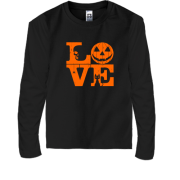 Дитяча футболка з довгим рукавом Love Halloween