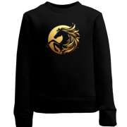 Дитячий світшот з силуетом коня в колі