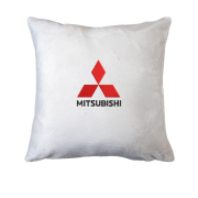 Подушка с лого Mitsubishi (Вышивка)