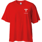 Футболка Oversize Tesla (Вышивка)