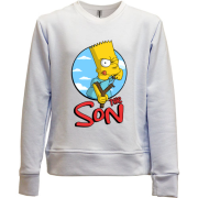 Детский свитшот без начеса The Son (Симпсоны)
