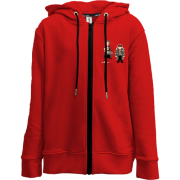 Дитяча худи на блискавці Грабіжники Сам удома