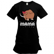 Подовжена футболка Мама мамонт