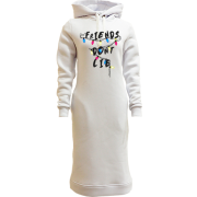 Женская толстовка-платье Friends dont lie