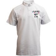 Футболка с воротником стойкой Friends dont lie