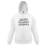 Дитяче худі Stranger things alphabet