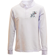 Детский лонгслив поло Дразнящийся Том