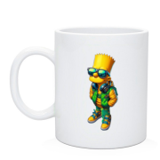 Чашка Барт в окулярах