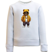 Дитячий світшот Ведмідь у куртці