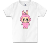 Дитяча футболка Labubu рожевий