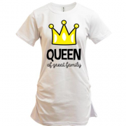 Подовжена футболка Queen af great family