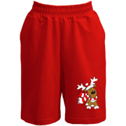 Шорты Олень в шарфе