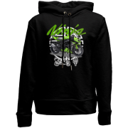 Детский худи без флиса Kawasaki Ninja