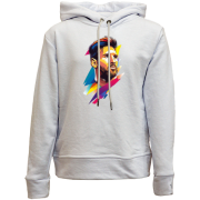 Дитячій худі без флісу Messi ART