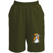 Шорты с гусем в шлеме лётчика