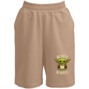 Шорты Baby Yoda No coffee No work