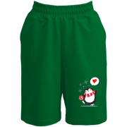 Шорты с влюбленным пингвином