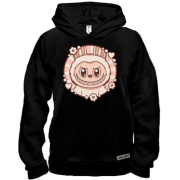 Худі BASE Рожевий Лабубу з серцями