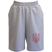 Шорти з гербом України у вигляді вишиванки (малюнок)