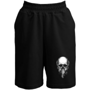 Шорты со стекающим черепом