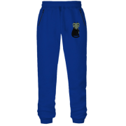 Штани з футера без начісу "Я прямо тут"