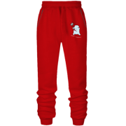 Штани з футера без начісу з ведмедиком "Скажи паляниця"