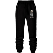 Штани з футера без начісу "так собі зайчик"