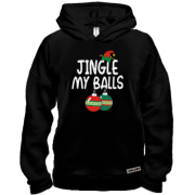 Худи BASE с новогодними шарами "jingle my balls" 2