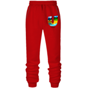 Штани з футера без начісу з літерою "U" Ukraine