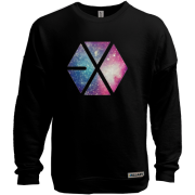 Світшот без начісу EXO (космос)