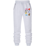 Штаны из футера без начеса BTS (иконки)