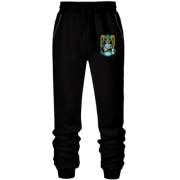 Штаны из футера без начеса Doctor doom art