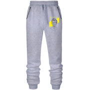 Штаны из футера без начеса Girl portrait art yellow