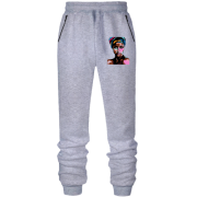 Штаны из футера без начеса Woman portrait paint