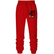 Штаны из футера без начеса Black and White Urban Brand