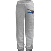 Детские штаны с локомотивом поезда ЧС7