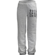 Дитячі штани з людьми на велосипеді