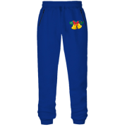 Штаны из футера без начеса с новогодними колокольчиками 2