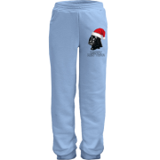 Детские штаны с Дартом Вейдером в новогодней шапке