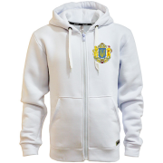 Худи на молнии с большим гербом Украины