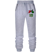 Штаны из футера без начеса No ride no life