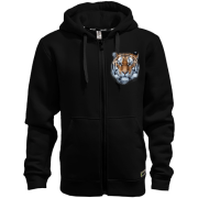 Худи на молнии с тигром