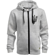 Худи на молнии с гербом Украины в стиле X'U