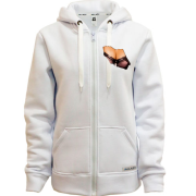 Худі на блискавці з гламурним ліфом