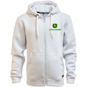 Худи на молнии John Deere