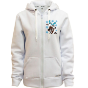 Худі на блискавці Новорічний олень