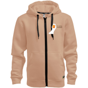 Худі на блискавці з гусем 