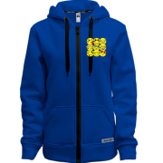 Худи на молнии Смайлы-хорошее настроение